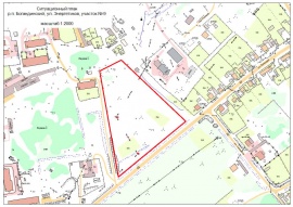 Ситуационный план земельного участка в Атнинском районе Кадастровые работы в Атнинском районе