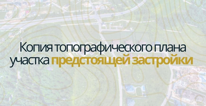Копия топографического плана участка в Атнинском районе