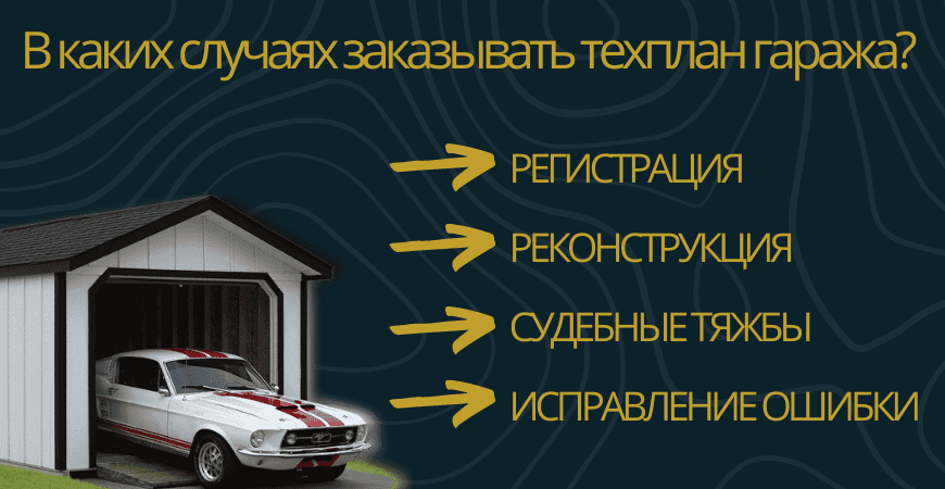 Заказать техплан гаража в Атнинском районе под ключ